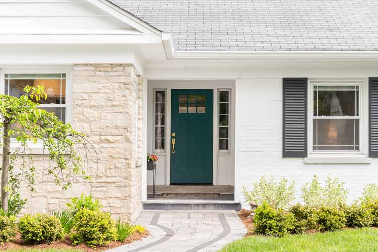 Exterior house door